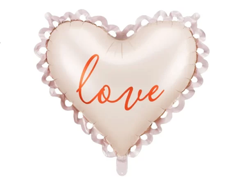Фольга 18" "Серце love" PartyDeco FB261 фото