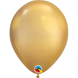 Воздушные шарики Qualatex Хром 11" (28 см). Золото (Gold) 3102-0081 фото