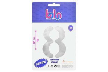 Цифра 8 "Balun" Срібна 40" Slim (101см) BV-968 фото