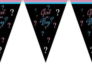 Гирлянда бумажная "Boy and Girl" 7546 фото