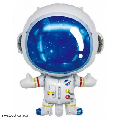 Фольгированная фигура Космонавт (Китай) (в инд. упаковке) 4284 фото