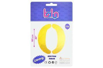 Цифра 0 "Balun" Золота 40" Slim (101см) BV-884 фото