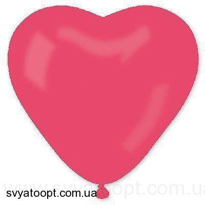 Шары-сердца Gemar 10" CR10/05 (Светло-красный) (100 шт) 1105-0016 фото