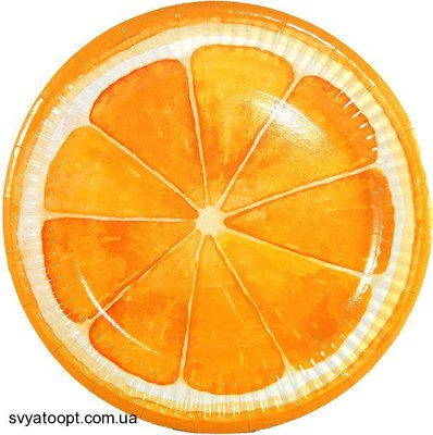 Тарелки "Апельсин" (18,0 см)(10шт-уп) 6830 фото