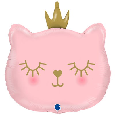 Фольгированная фигура Кошечка с короной Grabo 3207-3075 фото