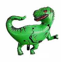 Фольгована фігура Динозавр зелений (Китай) (в індив. упаковці) 5958 фото
