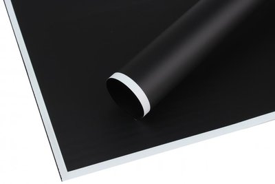 Бумага-калька (#171 Черный с белым кантом 2) (58x58см) 5-79568 фото