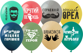 Кульки ТМ Show (1 ст.) 12" (Цицьколюб укр) (100 шт.) PH-47 фото