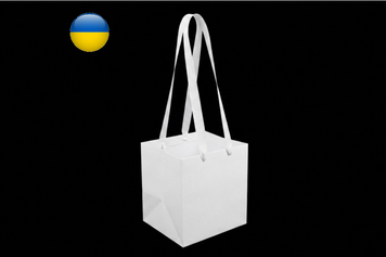 Пакет-переноска "Белый" 30х30х30 см 2-66927356 фото