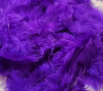 Декоративные перья Фиолетовые 2127 фото