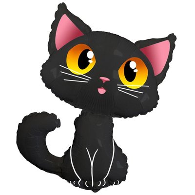 Фольга Flexmetal фигура большой черный кот (в Инд. уп.) 1207-4475 фото