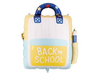 Фольгированная фигура большая "Портфель"Back to school" PartyDeсo FB437 фото