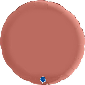 Фольга Круг 36" Сатин розовое золото Satin Rose Gold (в інд. уп.) Grabo 3204-0929 фото