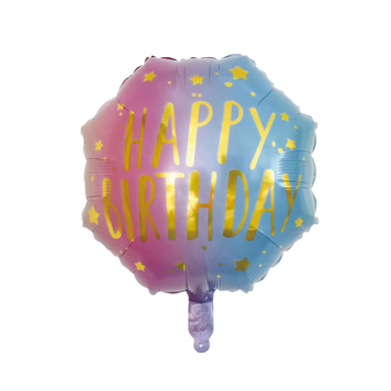 Фольга 18" (45см) "HB брилліант золото омбре" (Китай) (в інд. уп.) Р-127 фото