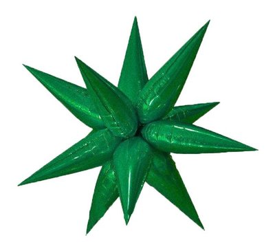 Фольга 3D Ежик зеленый (составной) (65*65 см) Китай 1125 фото