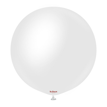 Шары Калисан 24" (Сатин Снежно-белый (Opaque Satin Snow White)) (1 шт) 12470506 фото