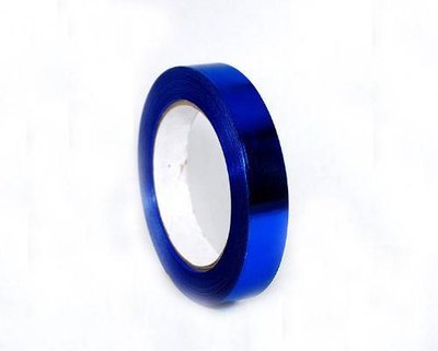 Лента Синяя металлизированная (2 см) 6298 фото