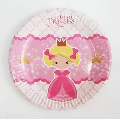 Тарілки "Литл принцесс" (18,0 см)(10шт-уп) 2559 фото