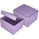 Набор коробок "Лавандовые" (5 шт.) двухсторонний картон (12х9,5х7 см) lavender-2-1 фото