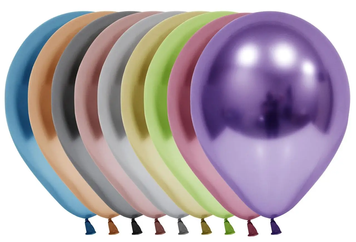 Шары Balonevi 5"/ HAS01(Хром ассорти) (100 шт) 12,5см BV-11759 фото