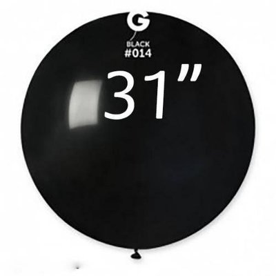 Шар-сюрприз Gemar 31" G220/14 (Черный) (1 шт) 1102-0409 фото