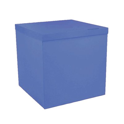 Коробка-сюрприз для шаров "Синяя" (70х70х70) korobka-darkblue фото