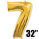 Фольга 32" Gold цифра 7 (Flexmetal) 3207-3060 фото