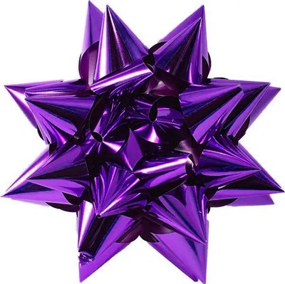 Бант на коробку-сюрприз Фиолетовый (25 см) 8588 фото