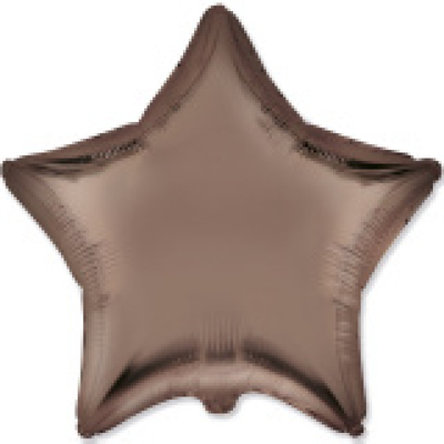 Фольга Flexmetal звезда 18" Сатин коричневая 301500SM фото
