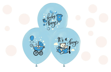 Повітряні кульки "Baby boy" (ТМ "Твоя Забава") (50 шт) 21284 фото