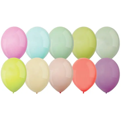 Воздушные шарики Everts 12" - 30см Macaron Ассорти 1101-0559 фото