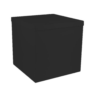 Коробка-сюрприз для шаров "Черная" (70х70х70) korobka-black фото
