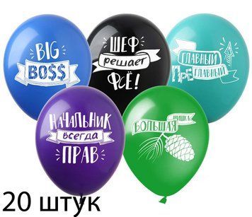 Кульки (20 шт.) ТМ Show (1 ст.) 12" (Big Boss) PH-41-20 фото
