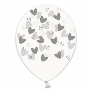 Кулі ТМ Sharoff 12" (Криві серця срібні) (25 шт) 258-0030 фото