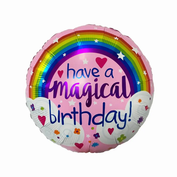 Фольга 18" (45см) "Magical Birthday" (Китай) 7092 фото