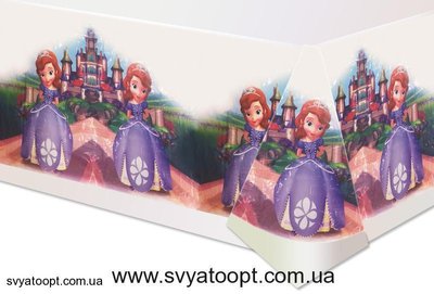 Детская скатерть на стол "Принцесса София" (110*180) 945 фото