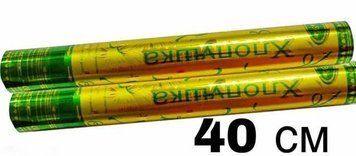 Хлопавка пневматична 40 см (Party Popper зелено золота) 4072 фото