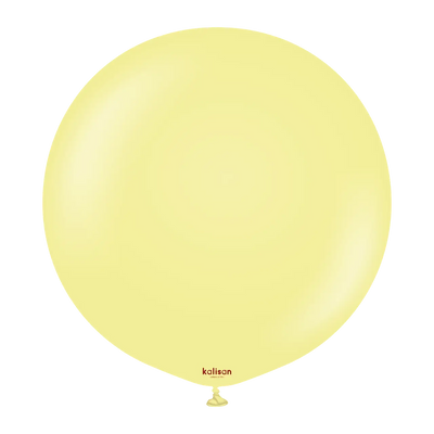 Шары Калисан 18" (Макарун жёлтый (macaron yellow)) (по 1 шт.) 11830050 фото