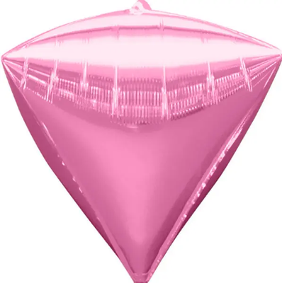 Фольга 3D Бриллиант розовый (24") Китай 24005 фото