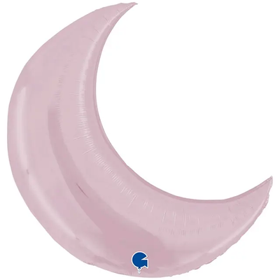 Фольгированная фигура большая Луна розовая (Grabo) 3204-0760 фото