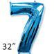 Фольга 32" Синяя цифра 7 (Flexmetal) 32-FM-Blue-7 фото