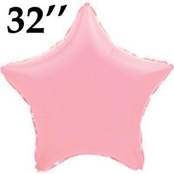 Фольга Flexmetal Зірка 32" Рожева (Pink) (в інд.уп) 1204-0703 фото