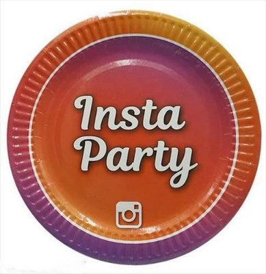 Тарелки "Insta Party" (18,0 см)(10шт-уп) 6129 фото