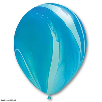 Воздушный шар Qualatex Агат Голубой 11" 1108-0341 фото