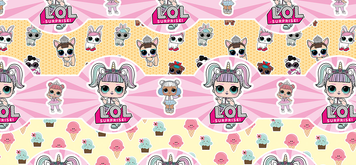 Упаковочная подарочная бумага "LOL единорог" (25л) papir-101 фото