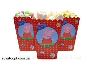 Коробочки для сладостей Свинка Пепа (5шт/уп) 2010 фото