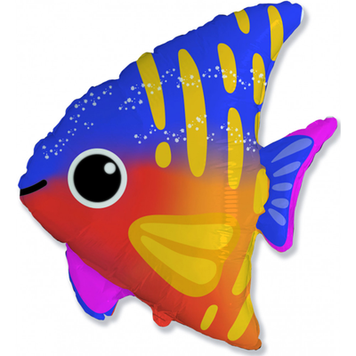 Фольгированная фигура Рыбка счастливая Flexmetal (в Инд. уп.) 901885 фото