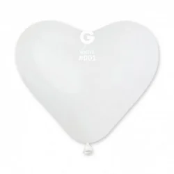 Кулі-серця Gemar 10" CR/01 (Білий) (100 шт) 1105-0005 фото