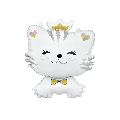Фольгированная фигура "Котик с короной" 52*71 см. (инд. уп) Китай 5514 фото