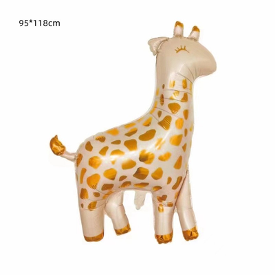 Фольгированная фигура "Жираф большой розовое золото" 95*118см. в инд. уп. T-262 фото